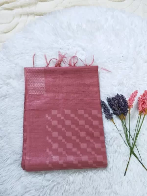 Bagalpoor silk saree in dusty pink – women’s clothing UAE