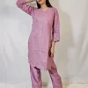 Coord set Emb Cut work (5)_lr Elegant cutwork coord set – ladies fashion UAE