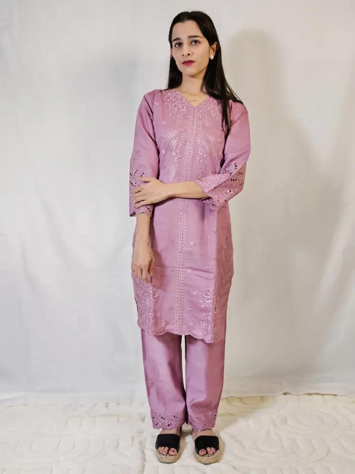 Coord set Embroidery Cut work Co-ord sets UAE
