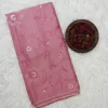 Elegant pink applique saree – women’s fashion UAE