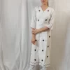 Elegant white cotton kurti – women’s fashion UAE