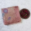 Organza Emb Peach Premium (7)_lr Organza Sarees - Peach color
