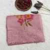 Silk cut work with floral print (1)_lr Folded Silk Cutwork Saree with floral print and embroidered scalloped border