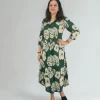 Ethnic Floral Green Kurti