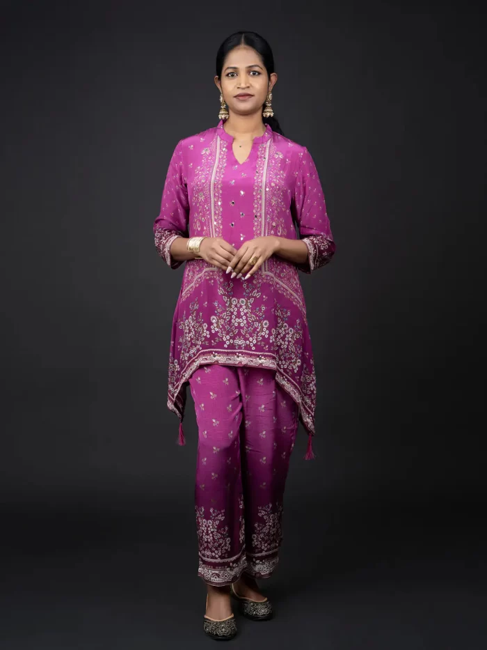 C-line crepe 2 piece set