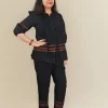 Pintuck office wear ethnic co-ord set for women