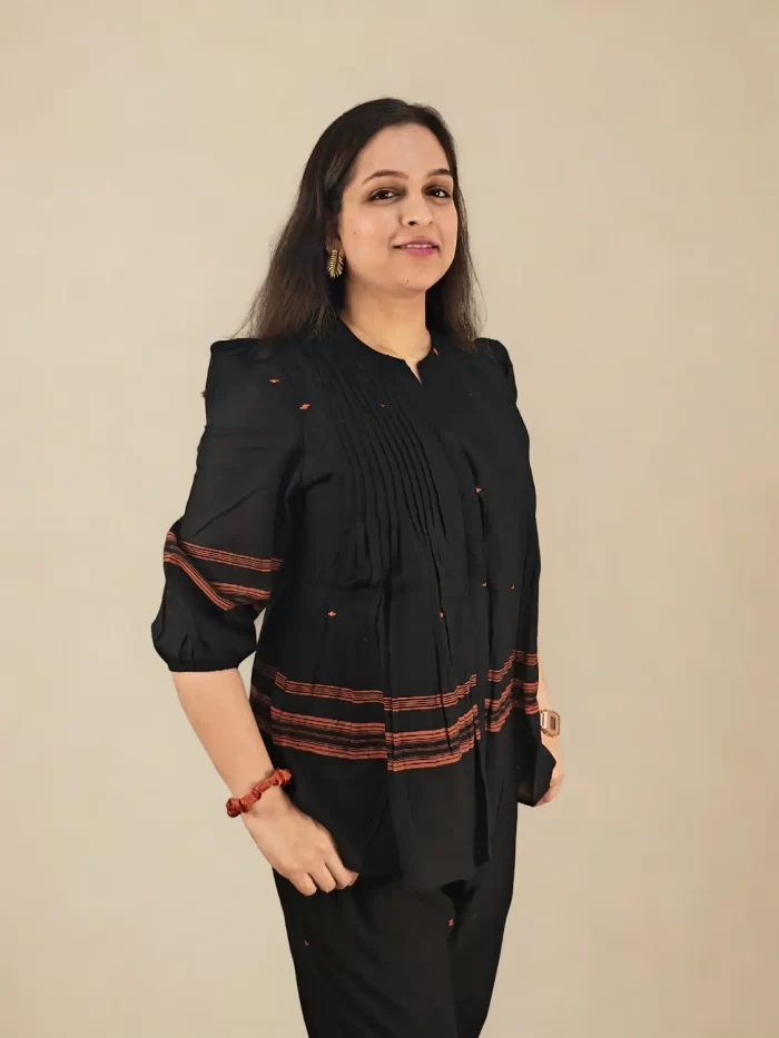 Women’s ethnic co-ord set for professional wear