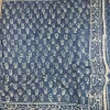Traditional block print linen cotton saree