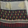 Handblock Linen Cotton Saree
