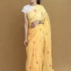 Sunshine Saree (4) Sunshine Bloom linen cotton saree