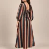 multicolour-striped-puff-sleeve-maxi-dress-back-1.webp Multicolour Striped Puff-Sleeve Maxi Dress